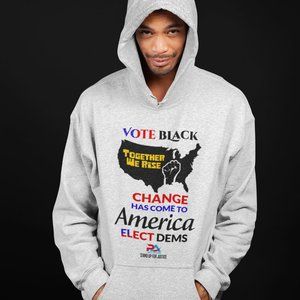 VOTE BLACK & ELECT DEMS In 2022,America Black Dems!!! Stay Woke - Hoodies